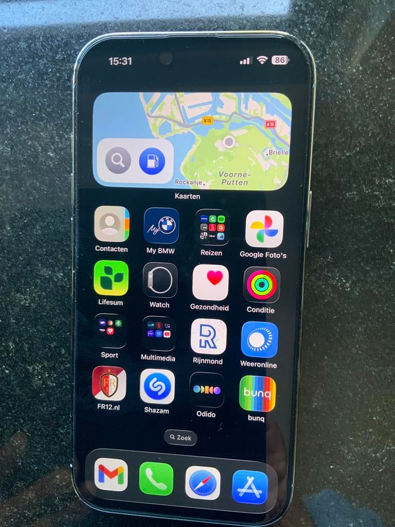 Iphone Air  sky blue  256 GB, Telecommunicatie, Mobiele telefoons | Apple iPhone, Ophalen of Verzenden, Zo goed als nieuw, Zwart