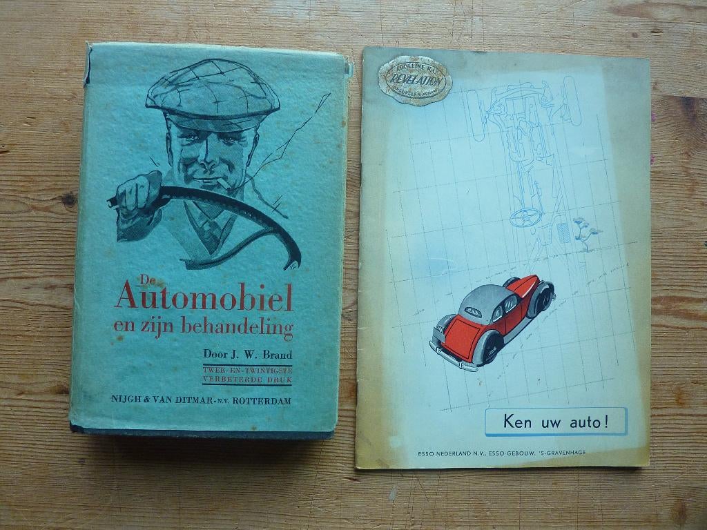 De Automobiel en zijn behandeling + Ken Uw Auto - 1942, Gelezen, Algemeen, Diverse auteurs, Ophalen of Verzenden