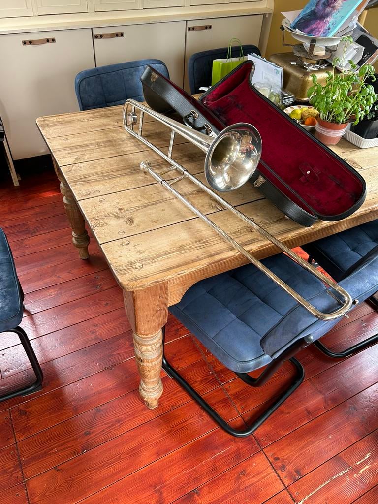 Trombone, Muziek en Instrumenten, Blaasinstrumenten | Trombones, Ophalen of Verzenden, Gebruikt, Tenor