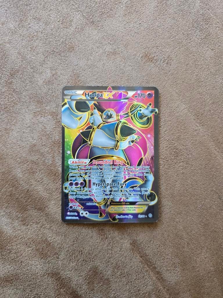 Hoopa-EX Full Art (89/98) - Ancient Origins pokemon kaarten, Ophalen of Verzenden