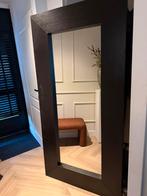 Zwarte spiegel Ikea ‘Mongstad’, Huis en Inrichting, Woonaccessoires | Spiegels, Ophalen, Minder dan 50 cm, Zo goed als nieuw, Minder dan 100 cm