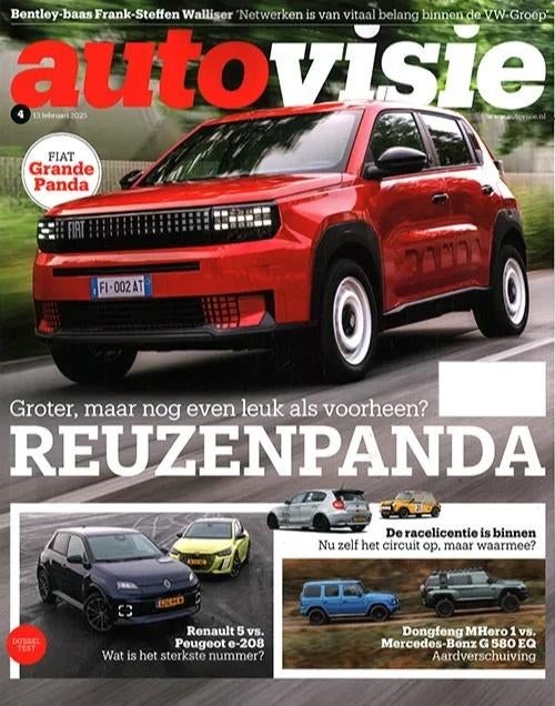 Autovisie 4 2025 : Peugeot e-208 GT - Renault 5 E-Tech - BMW, Ophalen of Verzenden, Gelezen, Algemeen