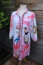 Doorknoopjurk gekleurd Antica Sartoria mt L Vaste prijs, Kleding | Dames, Overige kleuren, Maat 42/44 (L), Ophalen of Verzenden