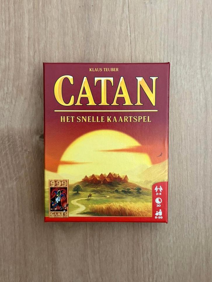 Catan Kaartspel, Hobby en Vrije tijd, Gezelschapsspellen | Kaartspellen, Zo goed als nieuw, Een of twee spelers, Drie of vier spelers