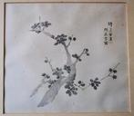 Japanse houtsnede bloesemtak, Antiek en Kunst, Kunst | Etsen en Gravures, Ophalen of Verzenden