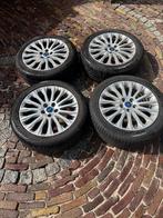 17 inch lichtmetalen Velgen Sparkle Silver met Zomerbanden, Auto-onderdelen, Banden en Velgen, Ophalen, Velg(en), 17 inch, Personenwagen