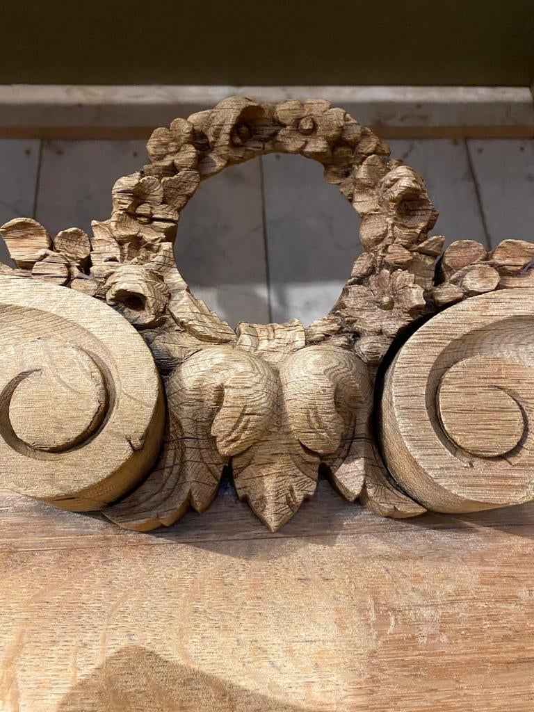 Landelijk Frans eiken kast kledingkast demontabel, Antiek en Kunst, Ophalen