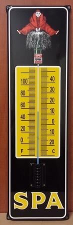 Spa emaille thermometer wanddecoratie decoratie, Info@deconoord.nl, Deco Noord, Nieuw, Ophalen of Verzenden