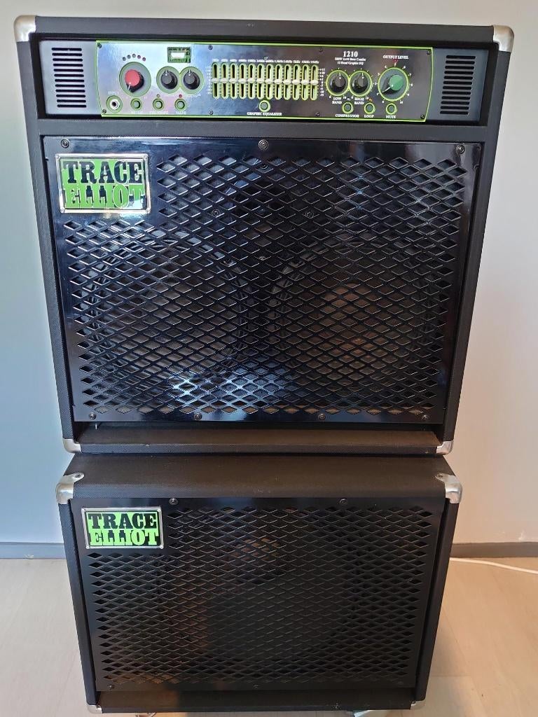 Trace Elliot stack 1210 +1518C (near mint), Ophalen, Zo goed als nieuw, Basgitaar, 100 watt of meer