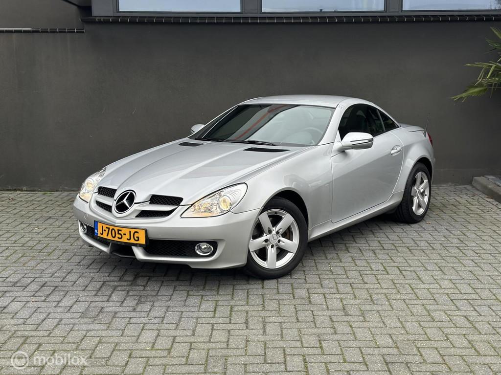 Mercedes SLK-klasse 200 K. Prestige Plus | Leer | Stoelverw., Auto's, 13 km/l, Achterwielaandrijving, Gebruikt, 4 cilinders