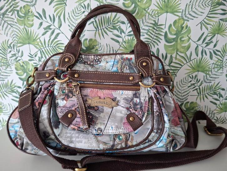 Oilily tas, zo goed als nieuw, Sieraden, Tassen en Uiterlijk, Tassen | Damestassen, Zo goed als nieuw, Handtas, Bruin, Ophalen of Verzenden