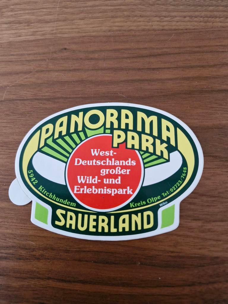 7067 Sticker Panorama Park Sauerland, Verzamelen, Ophalen of Verzenden, Zo goed als nieuw
