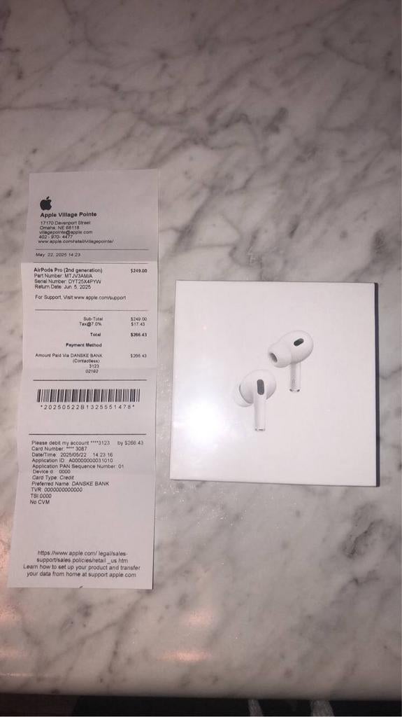 AirPods Pro 2, Audio, Tv en Foto, Koptelefoons, Overige merken, Verzenden, Nieuw, Op oor (supra aural)