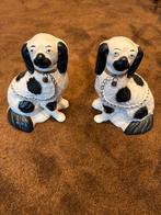 Vintage Staffordshire Honden Beeldjes Set - Keramiek, Verzamelen, Beelden en Beeldjes, Ophalen of Verzenden, Gebruikt, Dier