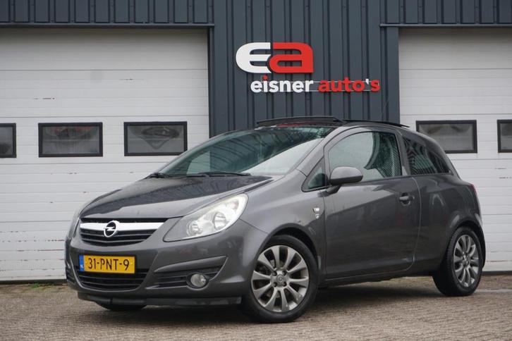 Opel Corsa 1.4-16V Cosmo | OPEN DAK / PANO | CRUISE | AIRCO, Auto's, Opel, Bedrijf, Te koop, Corsa, ABS, Airbags, Airconditioning
