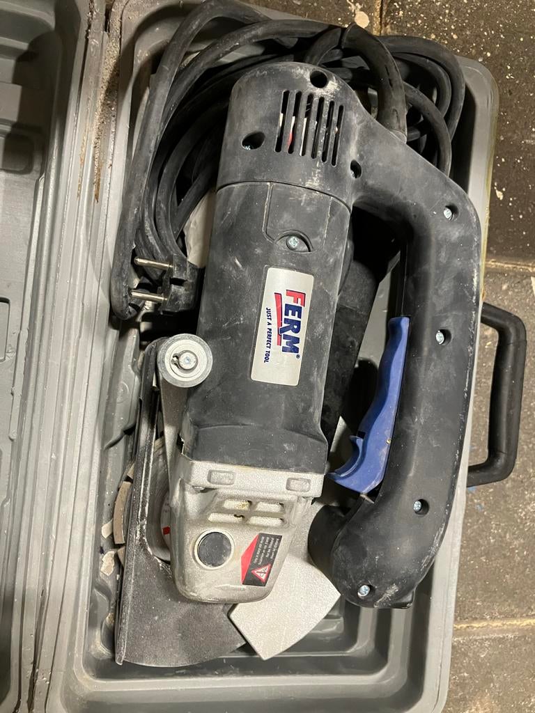 Ferm WSM1004 FWS-125/3K Muursleuvenfrees 125mm, Ophalen, Gebruikt