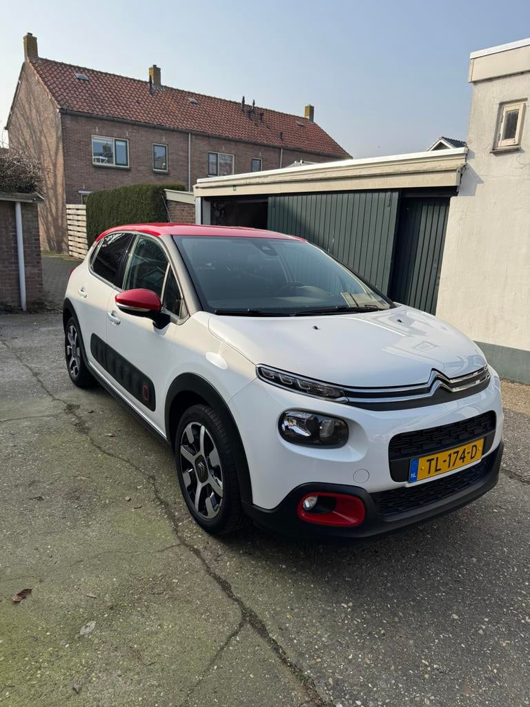 Citroën C3 1.2 Puretech 110pk S&S 2018 Wit, Auto's, Citroën, Particulier, C3, Achteruitrijcamera, Airbags, Airconditioning, Apple Carplay