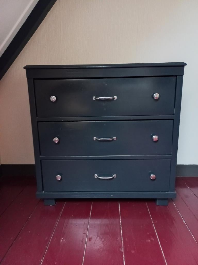 Ladekastje van massief hout, Huis en Inrichting, Ophalen, 50 tot 100 cm, 3 of 4 laden, Minder dan 100 cm