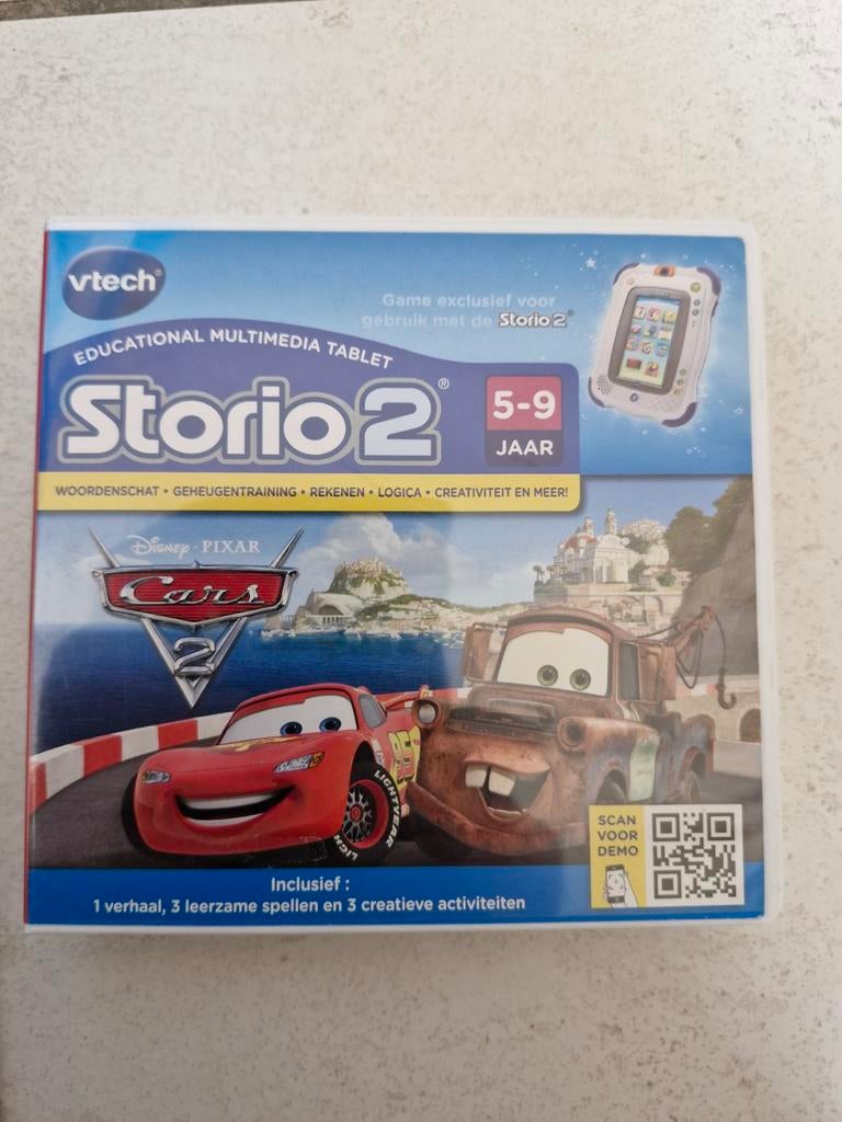 VTech Storio 2 Game: Disney Pixar Cars 2 (5-9 jaar), Kinderen en Baby's, Speelgoed | Vtech, Ophalen of Verzenden, Zo goed als nieuw