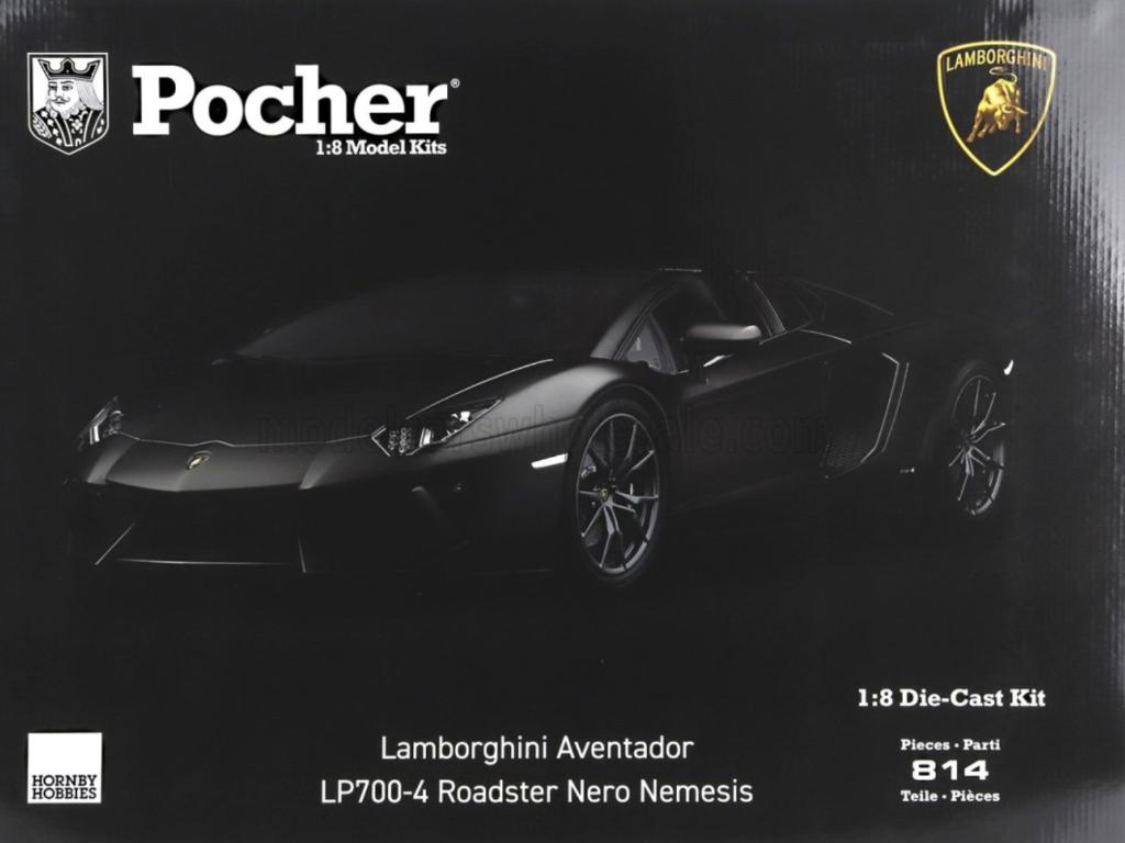 Pocher 1:8 Aventador Lamborghini, Ophalen, Nieuw, 1:5 t/m 1:8, Auto