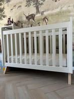 Bopita Fenna ledikant 60x120 wit/naturel – babybed, Ophalen, Zo goed als nieuw, Ledikant