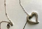 Mooie Lovely Swarovski ketting met kristallen hart hanger, Ophalen, Overige materialen, Zo goed als nieuw, Met kristal