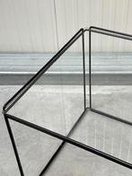Maz Sauze bijzettafel Isocele vintage design tafel zwart, Ophalen, Minder dan 45 cm, Minder dan 55 cm, Gebruikt