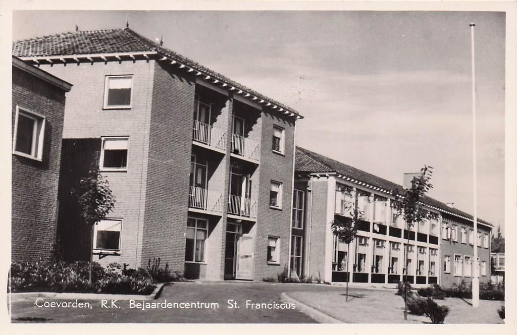 Coevorden - RK Bejaardencentrum St.Franciscus 1958, Ophalen of Verzenden, 1940 tot 1960, Gelopen, Drenthe