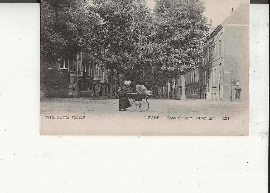 Den Haag Laan Copes van Cattenburg Nauta, Ophalen of Verzenden, Voor 1920, Ongelopen, Zuid-Holland