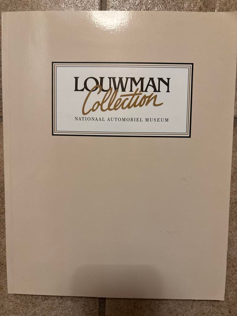 Louwman Collection Nationaal Automobiel Museum Boek, Ophalen of Verzenden, Zo goed als nieuw, Algemeen