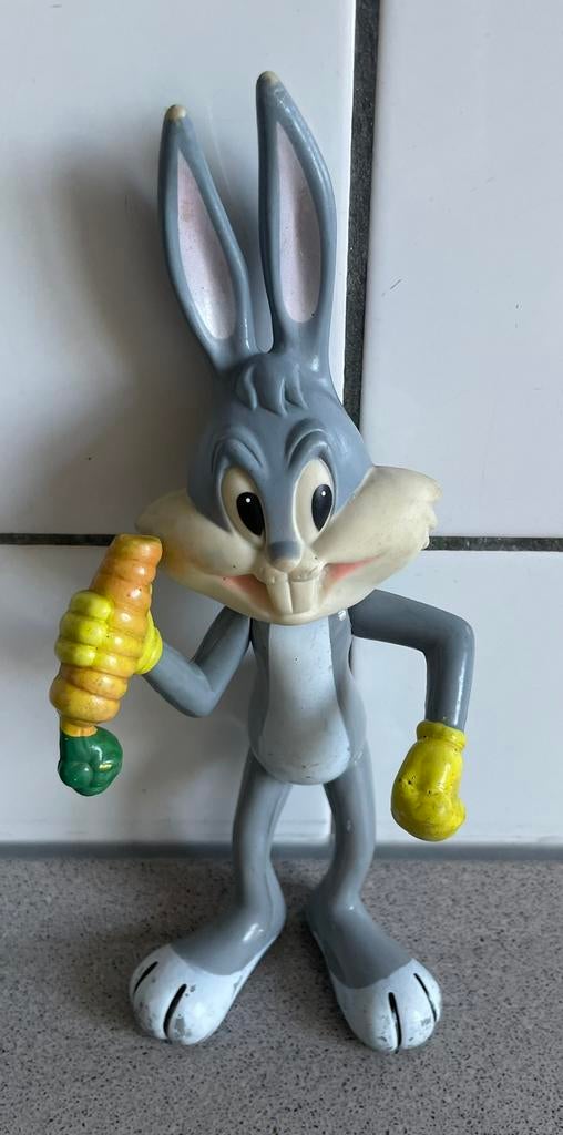 Bugs Bunny 1971 Warner Bros rubber figuur, Verzamelen, Stripfiguren, Ophalen of Verzenden, Overige figuren, Zo goed als nieuw