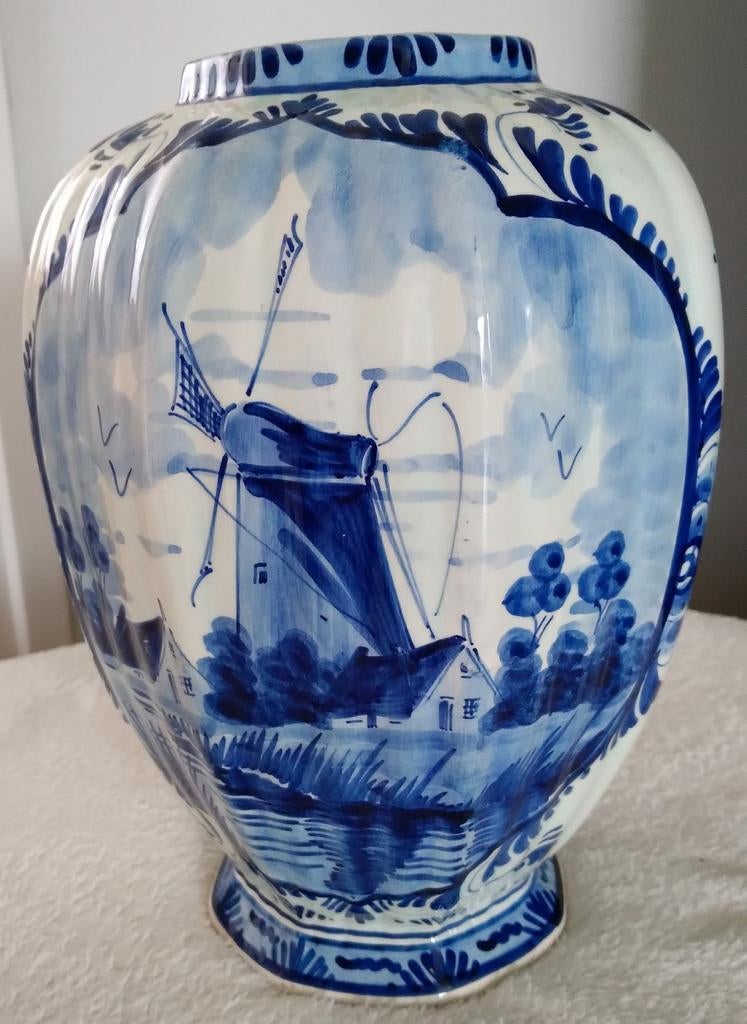 Delfts blauwe vaas, Antiek en Kunst, Ophalen of Verzenden