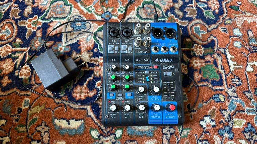 Yamaha MG06X analoog mengpaneel met effecten, Muziek en Instrumenten, Mengpanelen, Ophalen of Verzenden, Zo goed als nieuw