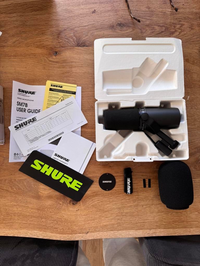 Shure sm7b, Ophalen of Verzenden, Zo goed als nieuw, Studiomicrofoon