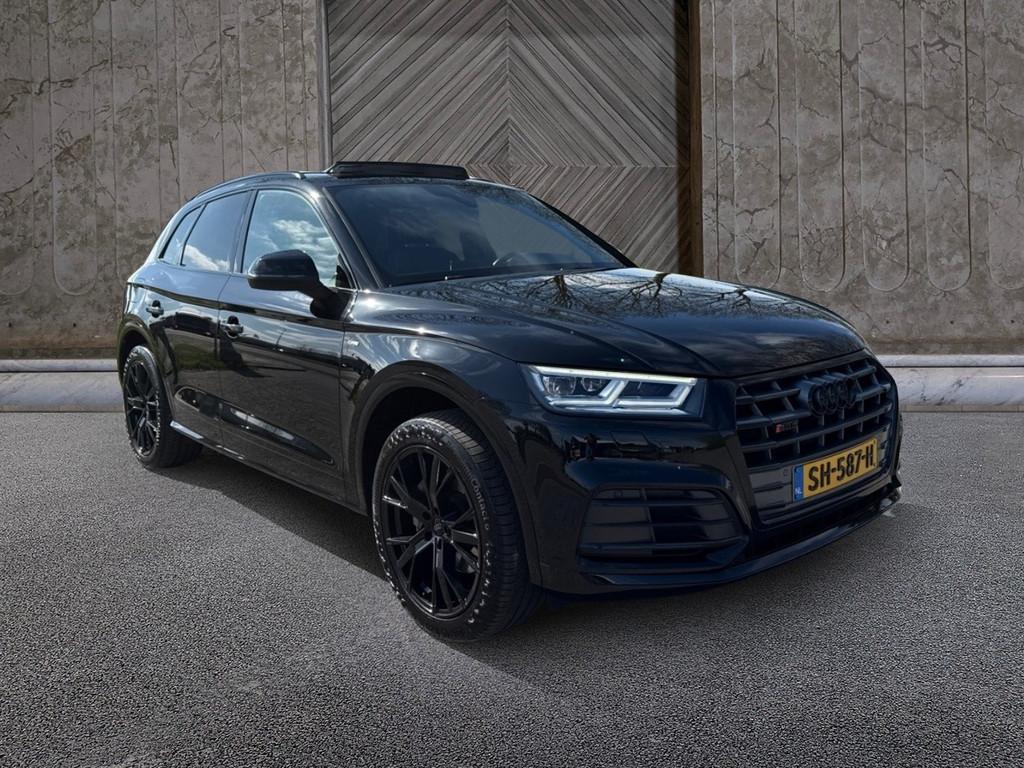 Audi Q5 2.0 TFSI quattro S-Line Edition 252pk (bj 2018), Auto's, Audi, Automaat, Gebruikt, 4 cilinders, Zwart