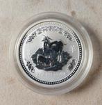 2 oz Lunar I zilver munt Year of the Goat 2003 Australië, Ophalen of Verzenden, Zilver