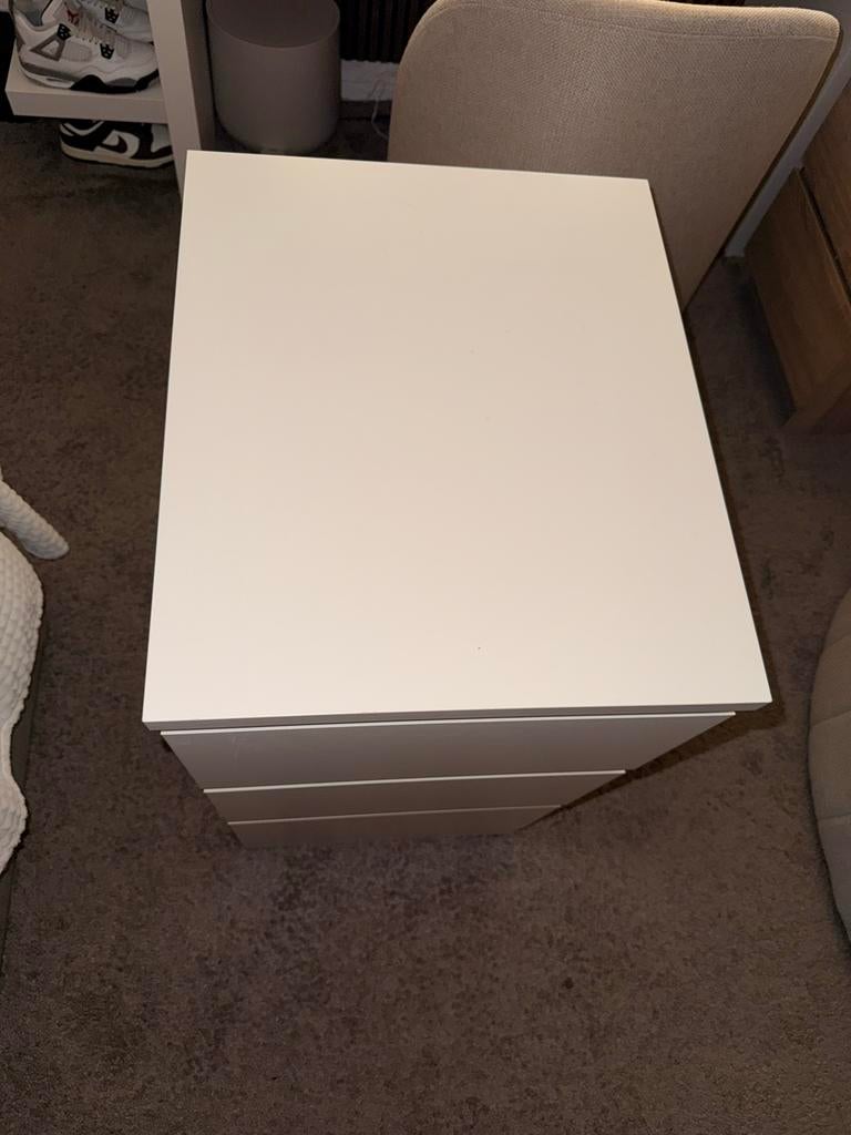 Ikea Malm Ladekast 3 lades, wit, 40x78 cm, Huis en Inrichting, Kasten | Ladekasten, Minder dan 50 cm, Ophalen of Verzenden, Zo goed als nieuw
