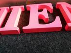 Gratis houten letters, Kinderen en Baby's, Kinderkamer | Inrichting en Decoratie, Ophalen, Gebruikt, Wanddecoratie