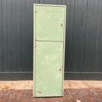 Industriële ijzeren locker - vintage fabriekskast, Ophalen, Gebruikt