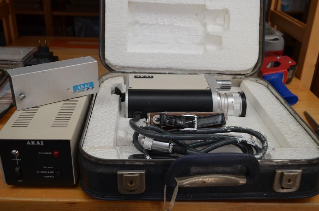 Akai VC 110 video camera, Ophalen, VHS of SVHS, Camera