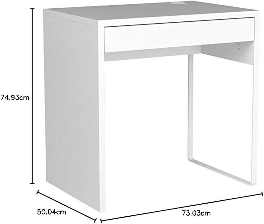 Micke Ikea bureau wit, Huis en Inrichting, Ophalen, Gebruikt