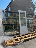 Balkondeur buitendeur of garagedeur zonder kozijn, Ophalen, Gebruikt, Minder dan 80 cm, Buitendeur