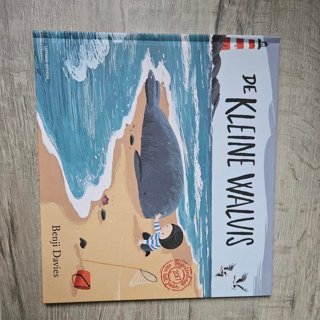 De Kleine Walvis - Benji Davies (Prentenboek), Boeken, Ophalen of Verzenden, Zo goed als nieuw, Benji Davies, Fictie algemeen