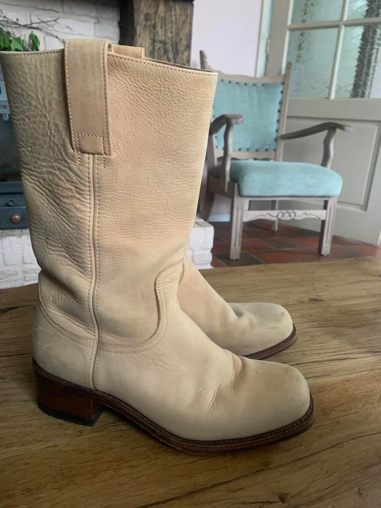 Sendra boots laarzen maat 40, suede lichte zalm kleur, Ophalen of Verzenden, Zo goed als nieuw, Hoge laarzen