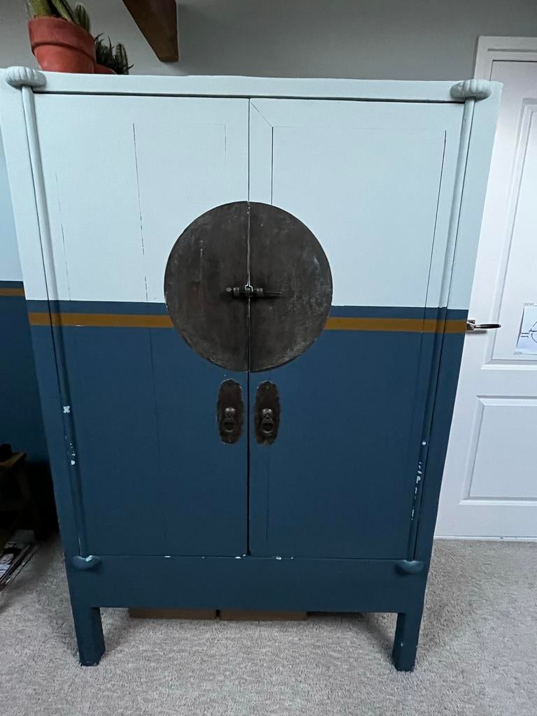 Unieke Chinese kast - kledingkast - bruidskast, Huis en Inrichting, Ophalen, Aziatisch, Gebruikt, 100 tot 150 cm