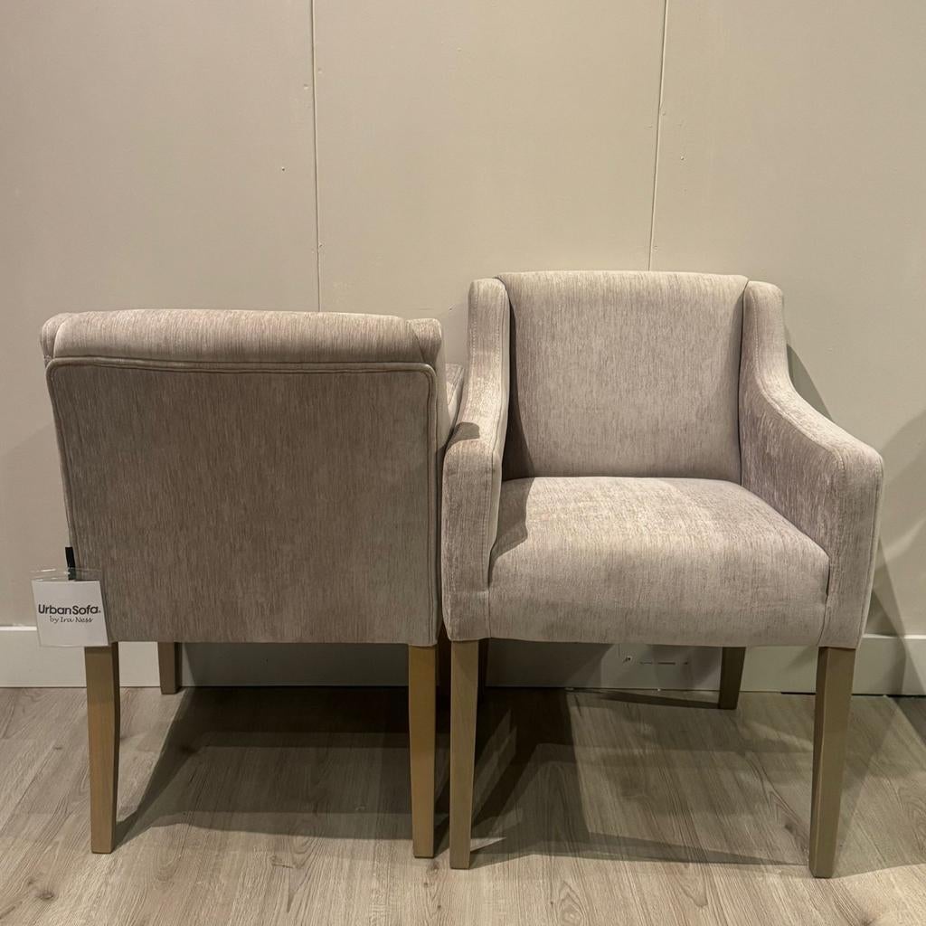 UrbanSofa sale Raven eetkamerstoelen 6, Huis en Inrichting, Stoelen, Ophalen, Stof