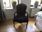 Elegante zwarte fauteuil - Barok stijl, Ophalen, Gebruikt, Zwart, Eén
