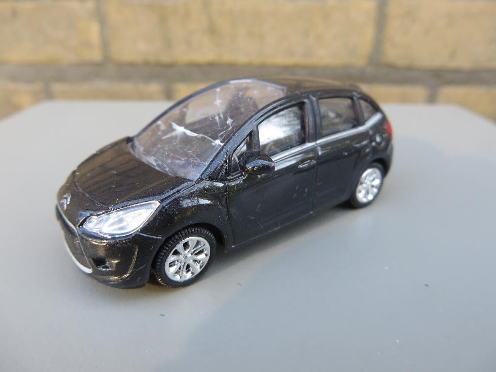 Norev Minijet Citroen C3 zwart, Ophalen of Verzenden, Gebruikt, Auto