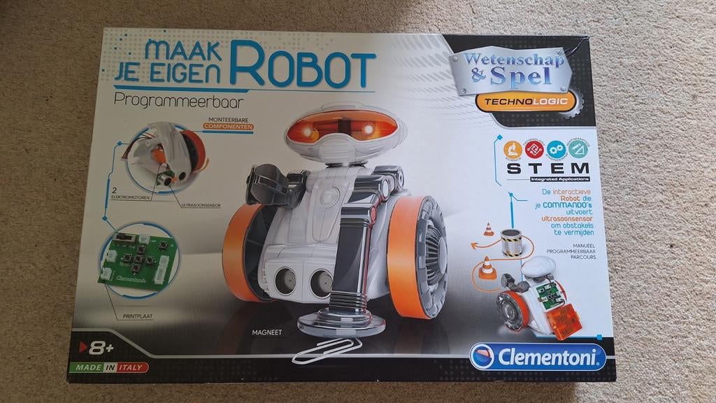 Maak je eigen robot - Clementoni, Ophalen of Verzenden, Nieuw, Bouwen