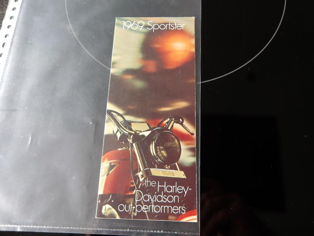 Folder Harley Davidson Sportster 1969, Verzenden, Harley-Davidson of Buell